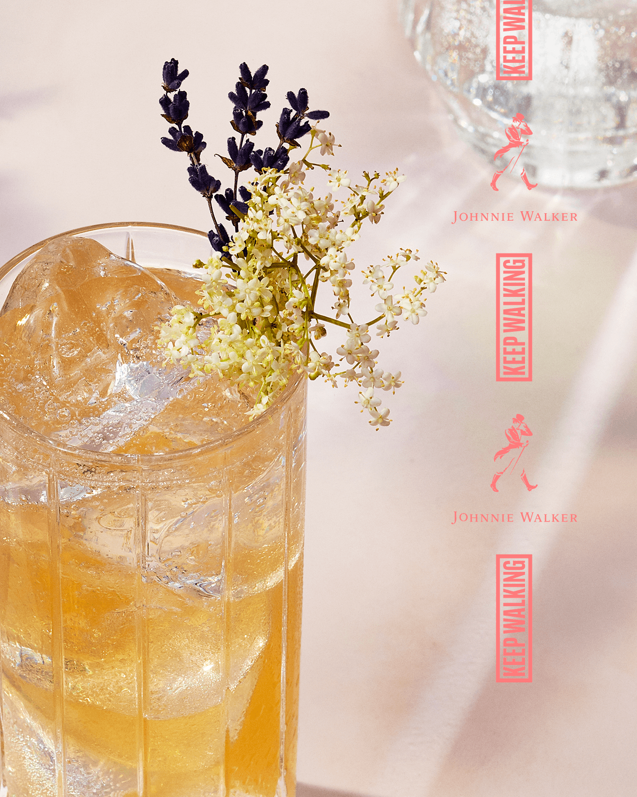 Flowers that bloom into flames. #JohnnieAndElderflower #Whisky #Highball #ThirstyThursday